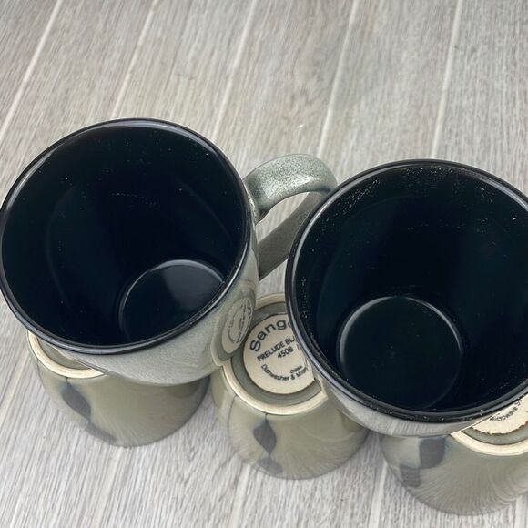 Sango 4508 Prelude Black Coffee Mugs Set of 5 - Picture 3 of 8